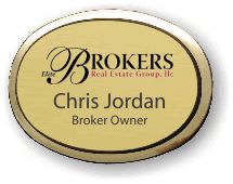 (image for) Elite Brokers Real Estate Group Executive Oval Gold Badge